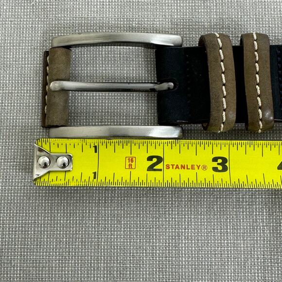 Mezlan perforated leather belt - Picture 10 of 13